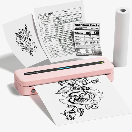 Phomemo M832 300dpi Wireless Thermal Portable Printer, Size: A4 Version(Pink) - Printer by Phomemo | Online Shopping South Africa | PMC Jewellery | Buy Now Pay Later Mobicred