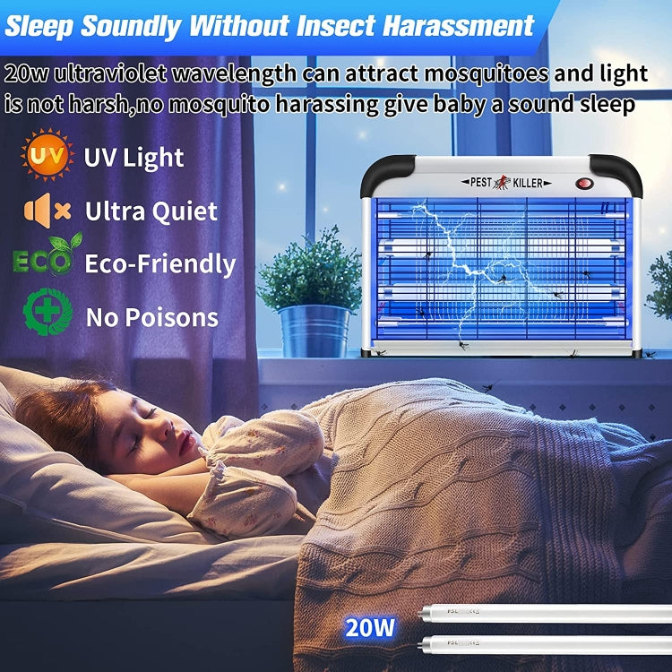 SK611 Indoor Household 20W Electric Shock Mosquito Killer Lamp High Voltage Hotel Fly Killer Lamp(US Plug) - Repellents by PMC Jewellery | Online Shopping South Africa | PMC Jewellery | Buy Now Pay Later Mobicred