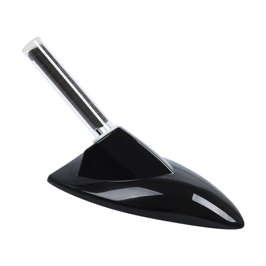 Car Solar Shark Fin With Antenna LED Warning Light, Specification: Black - Warning Lights by PMC Jewellery | Online Shopping South Africa | PMC Jewellery | Buy Now Pay Later Mobicred