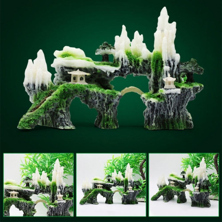 Stone Fish Tank Landscape Simulation Resin Aquarium Decorative Ornament, Style: Xiaoyao Mountain - Fish Tank Decoration by PMC Jewellery | Online Shopping South Africa | PMC Jewellery