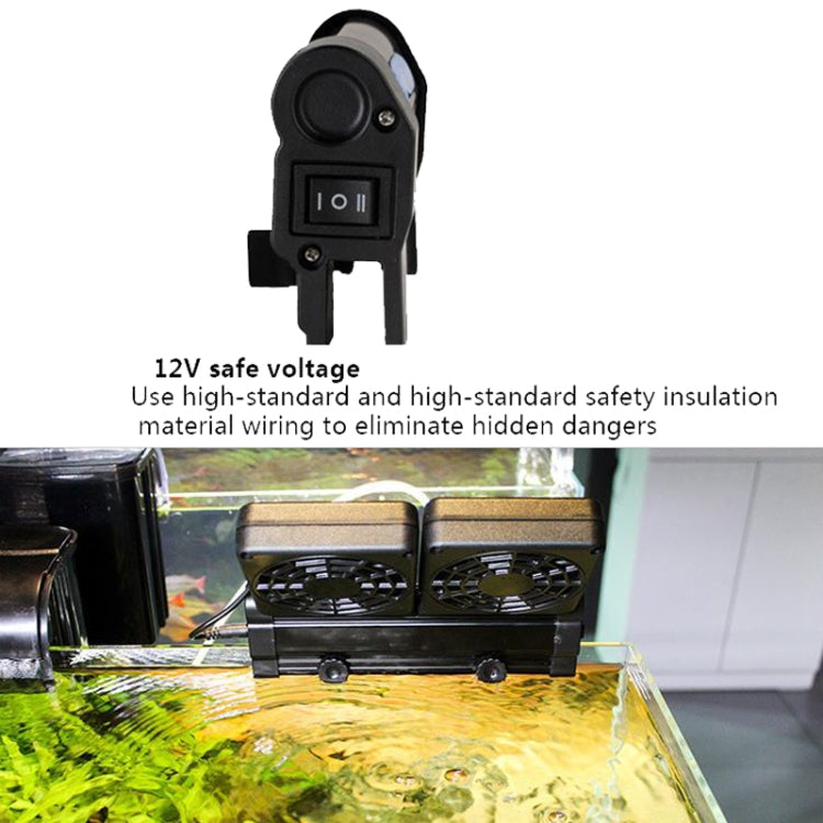 Fish Tank Cooling Fan Cooling Silent Aquarium Fan, Specification: 1 Head EU Plug - Fish Tanks & Accessories by PMC TechLife | Online Shopping South Africa | PMC TechLife | Buy Now Pay Later Mobicred