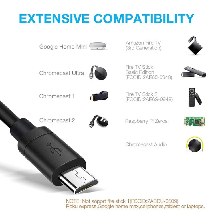 RJ45 Micro USB to 100M Ethernet Adapter Steady Watch Video - Adapter by PMC TechLife | Online Shopping South Africa | PMC TechLife | Buy Now Pay Later Mobicred