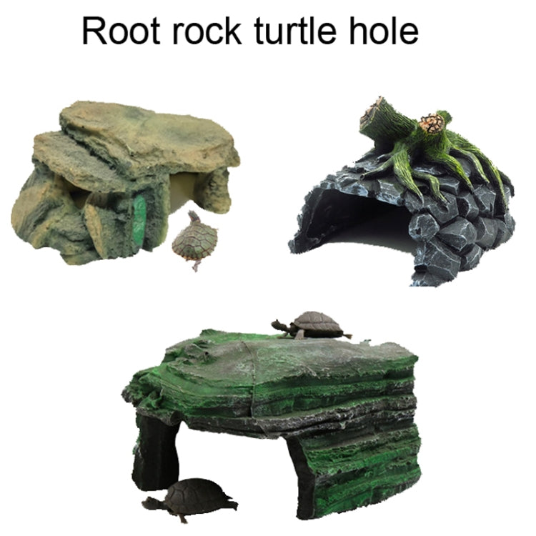 GT013S Resin Turtle Sunbed Climbing Table Stump Hideaway House Sunback Table - Reptile Supplies by PMC Jewellery | Online Shopping South Africa | PMC Jewellery
