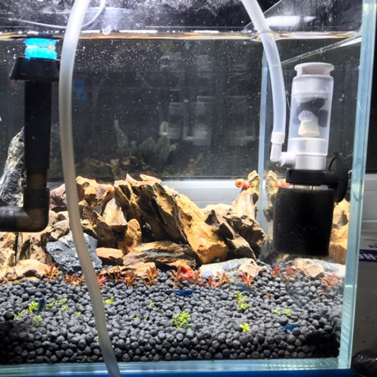 MB-201 Small Fish Tank Aquarium Mini Pneumatic Filter Oxygenator - Air Pumps by PMC TechLife | Online Shopping South Africa | PMC TechLife