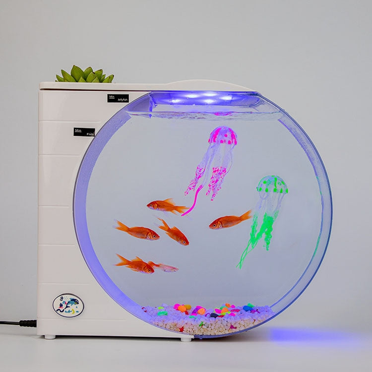 USB Jellyfish Fish Tank Multifunctional Electronic Mini Jellyfish Box(White) - Fish Tanks & Accessories by PMC TechLife | Online Shopping South Africa | PMC TechLife | Buy Now Pay Later Mobicred