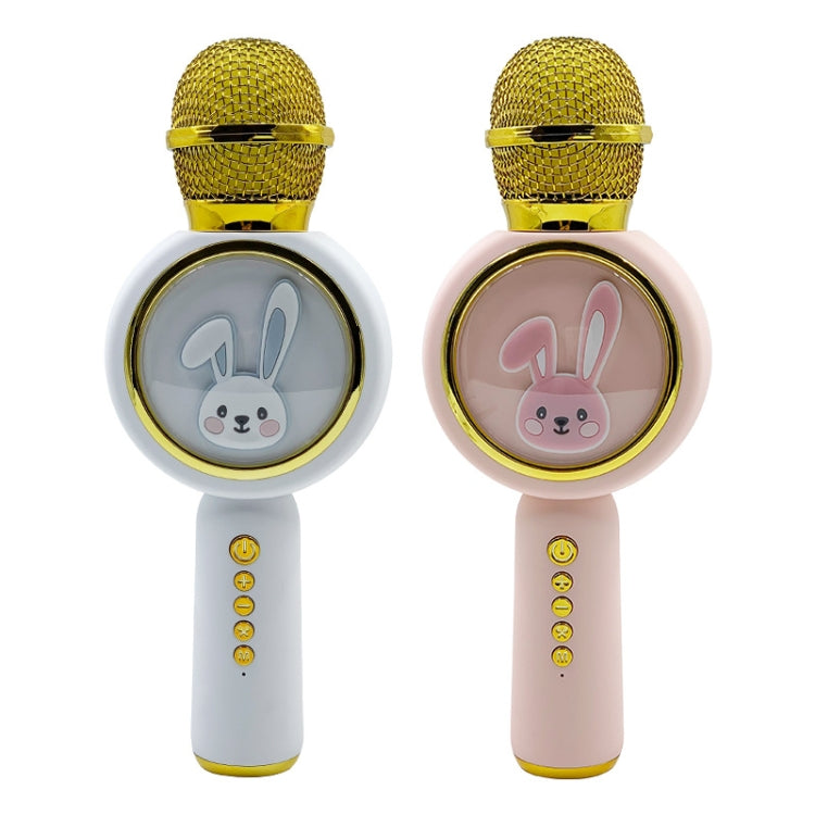 X6 Children Portable Bluetooth Light Microphone Audio All-in-One Machine(Pink) - Microphone by PMC TechLife | Online Shopping South Africa | PMC TechLife | Buy Now Pay Later Mobicred