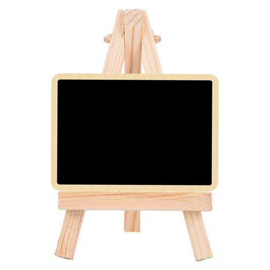 Small Party Shop Message Blackboard Ornaments Pine Tripod Decorative Message Board(Rectangle) - Message Boards by PMC Jewellery | Online Shopping South Africa | PMC Jewellery