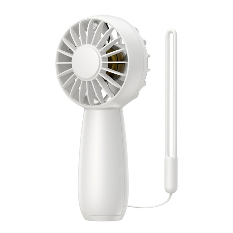 USB Outdoor Mini Handheld Brushless Motor Fan, Style: 1500mAh(White) - Electric Fans by PMC Jewellery | Online Shopping South Africa | PMC Jewellery