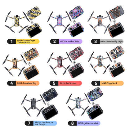 For DJI Mini 3 Pro Remote Control Body Sticker ,Spec: RC-N1 Without Screen(Domineering Eagle) - Stickers by RCSTQ | Online Shopping South Africa | PMC Jewellery | Buy Now Pay Later Mobicred