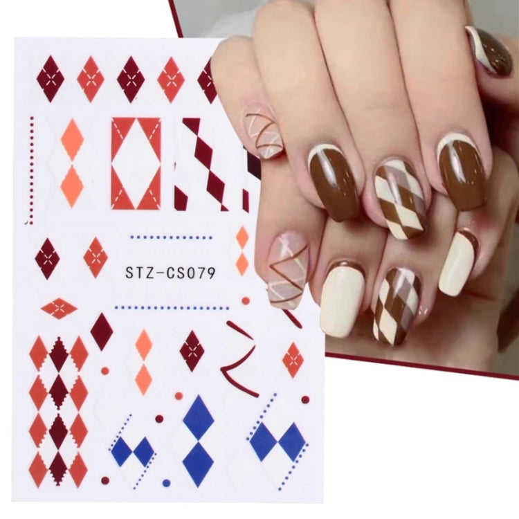 French Style Manicure Sticker Pop Stripe Line Nail Sticker(Stz-CS079) - Nail Stickers by PMC Jewellery | Online Shopping South Africa | PMC Jewellery | Buy Now Pay Later Mobicred