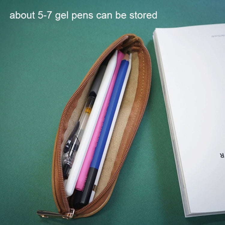 AhaStyle WG11 Leather Nib Pen Holder Pen Case Convenience Anti Lost Bag(Black) - Pen Holder by AhaStyle | Online Shopping South Africa | PMc TechLife | Buy Now Pay Later Mobicred