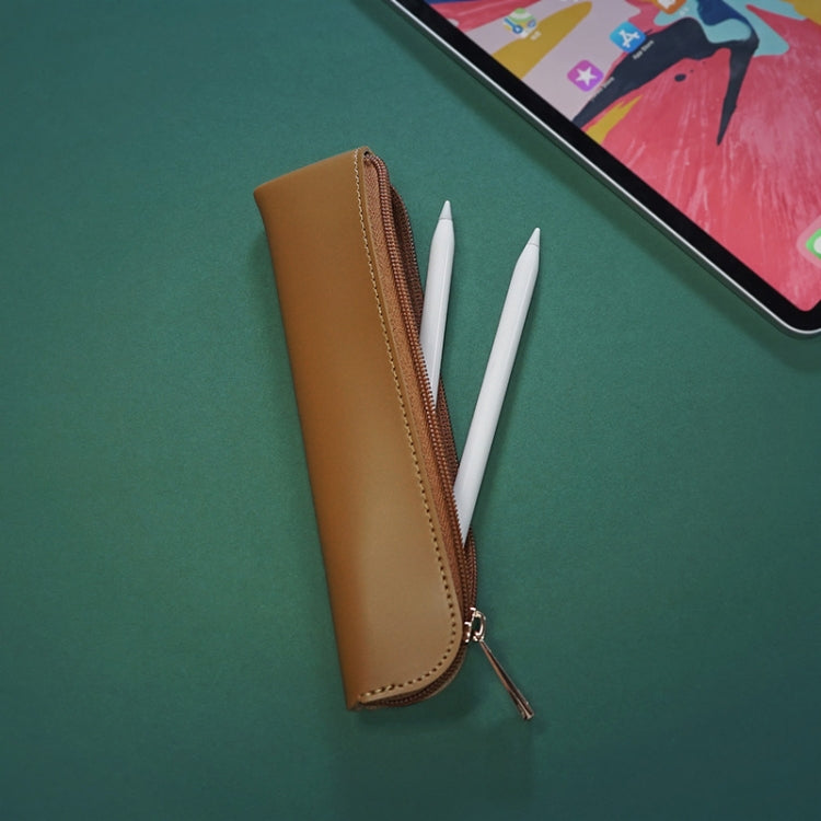 AhaStyle WG11 Leather Nib Pen Holder Pen Case Convenience Anti Lost Bag(Black) - Pen Holder by AhaStyle | Online Shopping South Africa | PMc TechLife | Buy Now Pay Later Mobicred