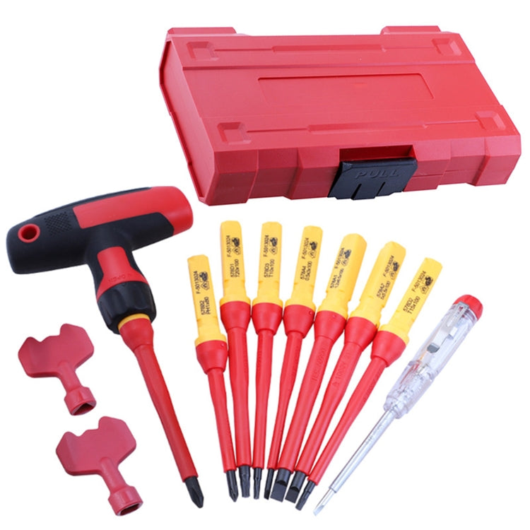 RDEER VDE-9912 12 In 1 Insulated Screwdriver Set Screwdriver Electrician Tools - free shipping - PMC TechLife - Order now!