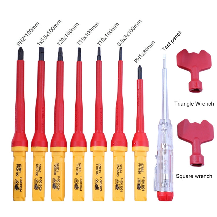 RDEER VDE-9912 12 In 1 Insulated Screwdriver Set Screwdriver Electrician Tools - free shipping - PMC TechLife - Order now!