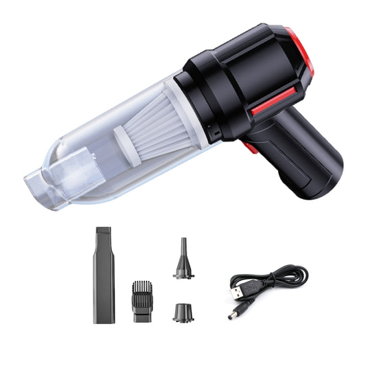 SUITU  ST-6629 3 In 1 5500pa Car Wireless Vacuum Cleaner Blowing Suction And Pumping 3 Modes Black -USB Cable - Vacuum Cleaner by SUITU | Online Shopping South Africa | PMC Jewellery | Buy Now Pay Later Mobicred