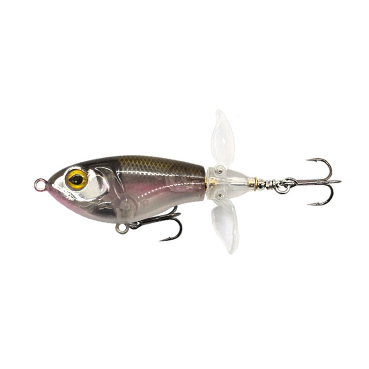 DF080 16g Double Paddle Tractor Surface Tether Roadrunner Fake Lure Long-distance Casting Lure(Transparent Brown) - Fishing Lures by PMC TechLife | Online Shopping South Africa | PMC TechLife | Buy Now Pay Later Mobicred