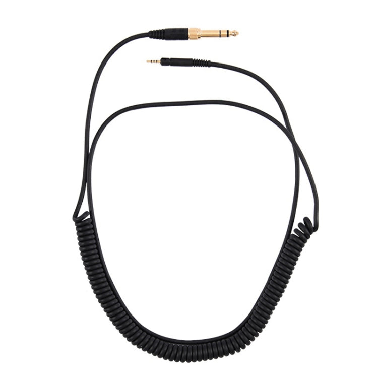ZS0185 For Sennheiser HD598 / HD558 / HD518 / HD595 Earphone Spring Cable, Cable Length: 1.4m-3m - Headset Accessories by PMC Jewellery | Online Shopping South Africa | PMC Jewellery