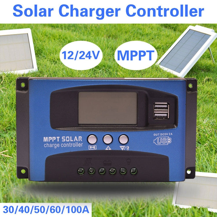 YCX-003 30-100A Solar Charging Controller with LED Screen & Dual USB Port Smart MPPT Charger, Model: 12/24/36/48/60V Wifi 100A - Others by PMC Jewellery | Online Shopping South Africa | PMC Jewellery | Buy Now Pay Later Mobicred