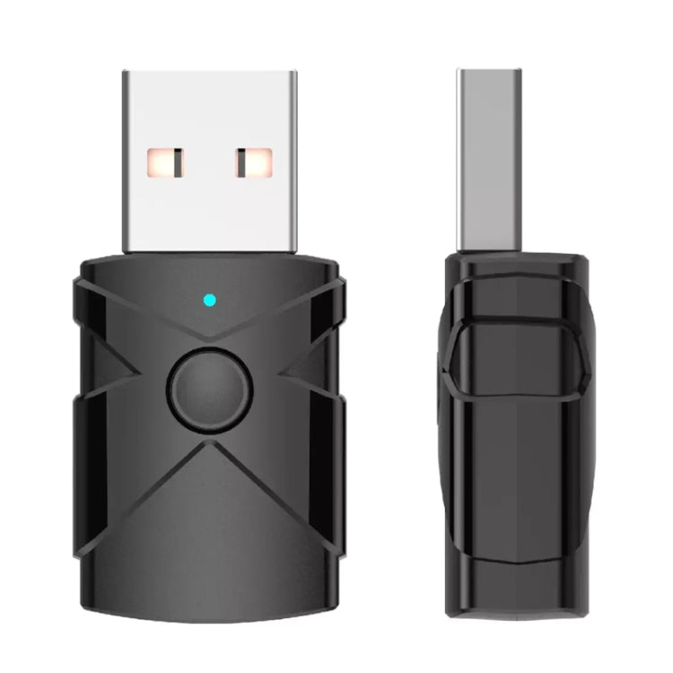 M137 5 in 1 Car USB Bluetooth 5.2 Receiver Transmitter - Bluetooth Adapters by PMC TechLife | Online Shopping South Africa | PMC TechLife | Buy Now Pay Later Mobicred