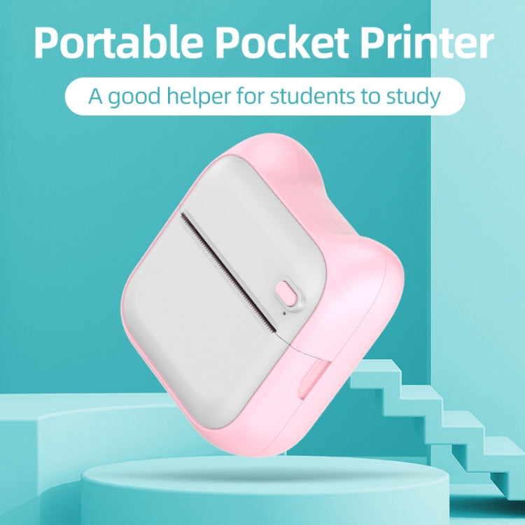 A31 Bluetooth Handheld Portable Self-adhesive Thermal Printer, Color: Pink+3 Rolls Colored Paper - Printer by PMC Jewellery | Online Shopping South Africa | PMC Jewellery | Buy Now Pay Later Mobicred