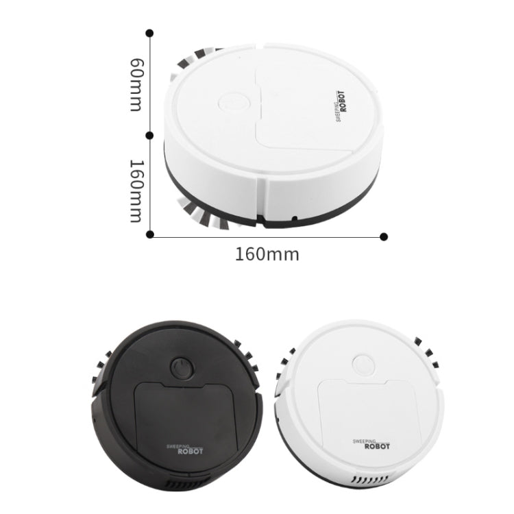 3 in 1 Mini Vacuum Cleaner Intelligent Sweeping Robot(White) - Robot Vacuum Cleaner by PMC Jewellery | Online Shopping South Africa | PMC Jewellery