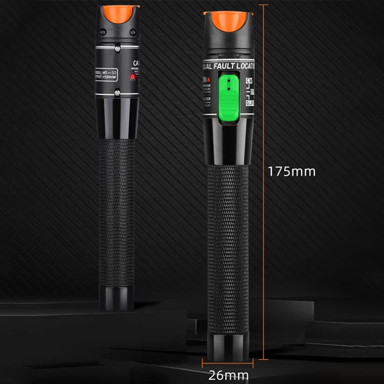 1-60 km Optical Fiber Red Light Pen 5/10/15/20/30/50/60MW Red Light Source Light Pen, Specification: 30mW Green+Orange - Fiber Receiver by PMC Jewellery | Online Shopping South Africa | PMC Jewellery | Buy Now Pay Later Mobicred