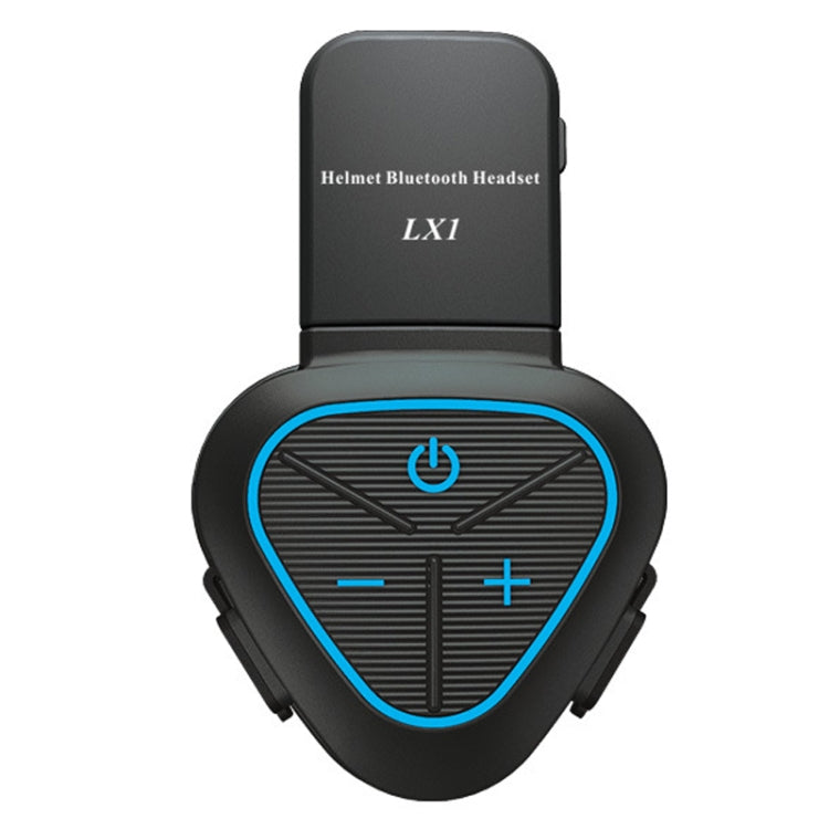 LX1 Motorcycle Half Helmet Waterproof Wireless 5.3 Bluetooth Headset, Version: English(Classic Blue) - Motorcycle Walkie Talkie by PMC TechLife | Online Shopping South Africa | PMC TechLife | Buy Now Pay Later Mobicred