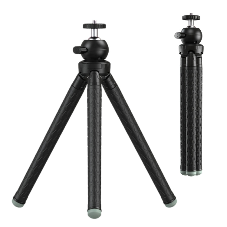 APEXEL APL-JJ09 Mobile Selfie Live Streaming Portable Stretch Telephoto Tripod(Black) - Stand by APEXEL | Online Shopping South Africa | PMC TechLife | Buy Now Pay Later Mobicred