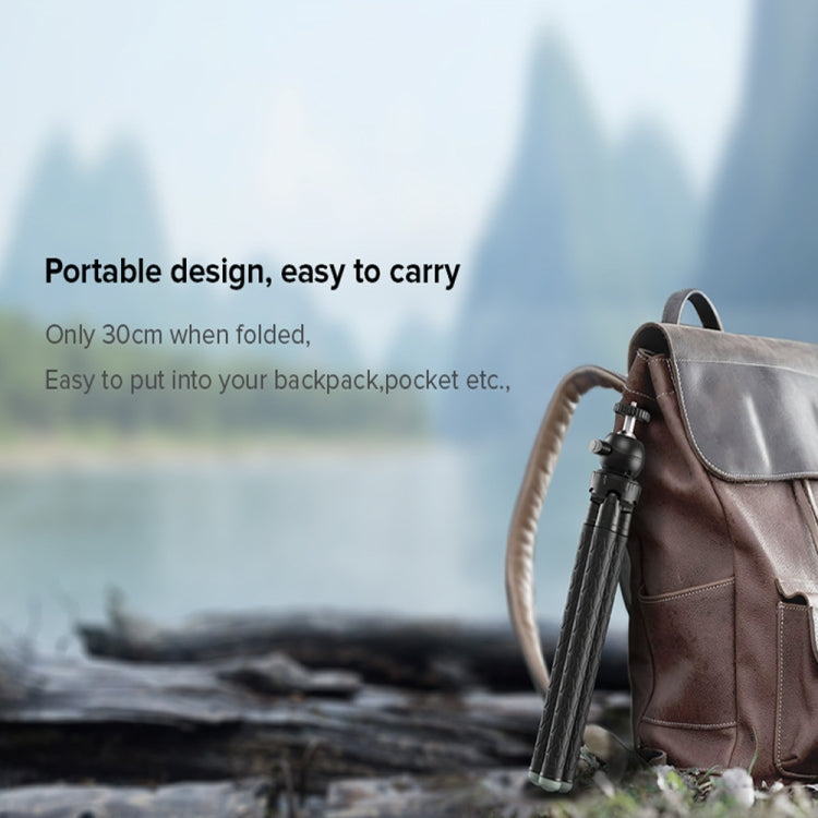 APEXEL APL-JJ09 Mobile Selfie Live Streaming Portable Stretch Telephoto Tripod(Black) - Stand by APEXEL | Online Shopping South Africa | PMC TechLife | Buy Now Pay Later Mobicred