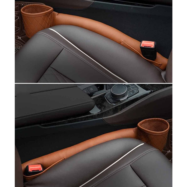 Car Seat Gap Leak-Proof Plugs Debris Storage Bag, Color: Dark Brown Principal Driver - Stowing Tidying by PMC Jewellery | Online Shopping South Africa | PMC Jewellery | Buy Now Pay Later Mobicred