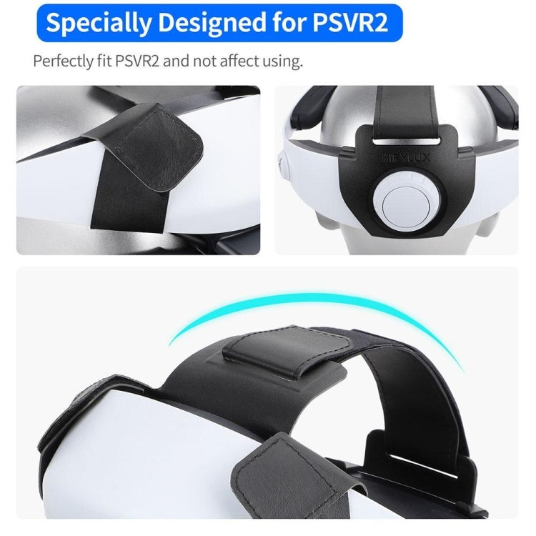 Hifylux PS-QF35 For PlayStation VR2 Decompression Headband Comfort Strap(Black) - VR Accessories by Hifylux | Online Shopping South Africa | PMC Jewellery | Buy Now Pay Later Mobicred