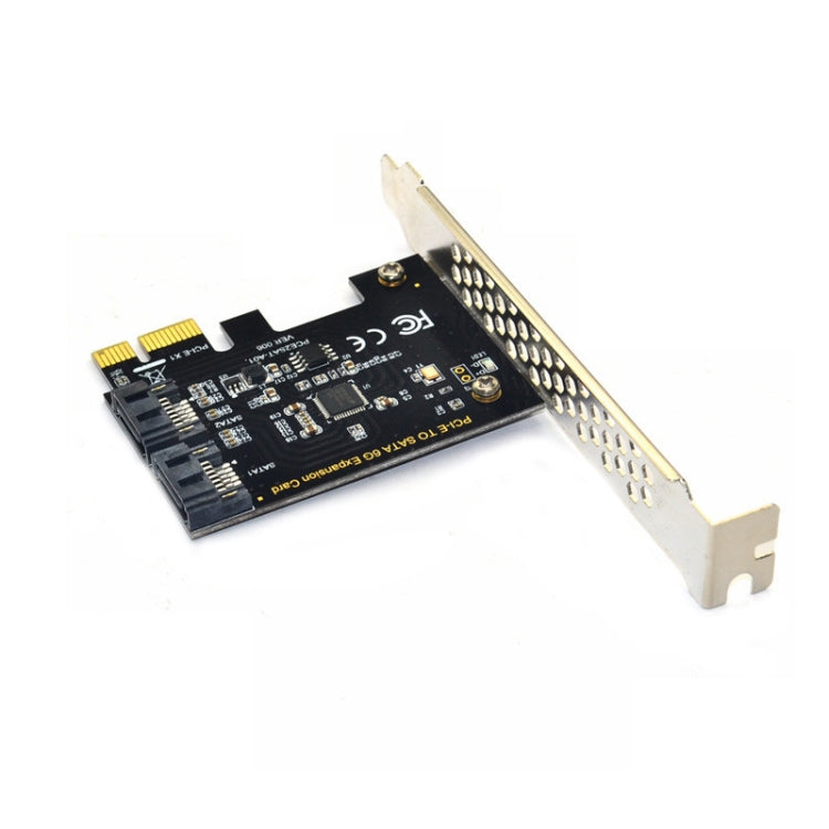 PCE2SAT-A01 PCI-E 1X To SATA3.0 Expansion Card 6 Gbps Transfer Card - Add-on Cards by PMC Jewellery | Online Shopping South Africa | PMC Jewellery | Buy Now Pay Later Mobicred