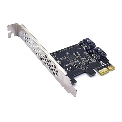 PCE2SAT-A01 PCI-E 1X To SATA3.0 Expansion Card 6 Gbps Transfer Card - Add-on Cards by PMC Jewellery | Online Shopping South Africa | PMC Jewellery | Buy Now Pay Later Mobicred