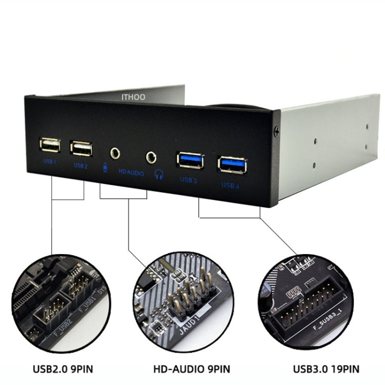 2 x USB 3.0+2 x USB2.0+ HD-AUDIO  Desktop PC Case Internal Front Panel - Computer Cases & Towers by PMC TechLife | Online Shopping South Africa | PMC TechLife