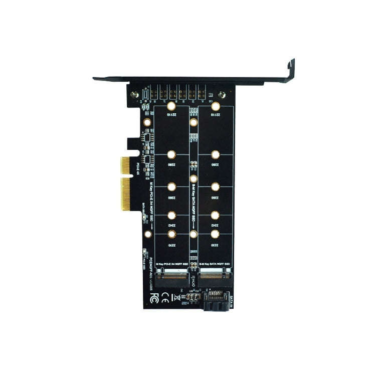 M.2 PCIe SSD Adapter Card PCIE 4x to M.2 Key M B Dual Interface Card - free shipping - PMC Jewellery - Order now!