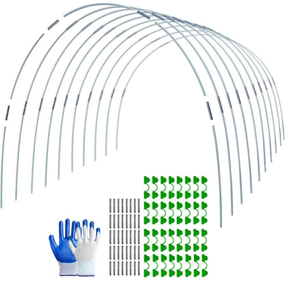 Garden Arch Greenhouse Hoops Rustproof Steel Tunnel Hoop Frame Plant Support, Speci: M  4 Rods 12 Arches - Plant Support & Care by PMC Jewellery | Online Shopping South Africa | PMC Jewellery