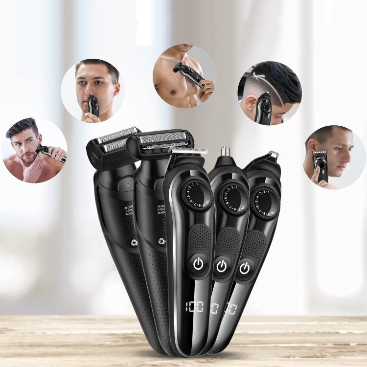 5 In 1 Men Multi-functional Haircut Carving Electric Shaver Reciprocating Shaver Set With Storage Bag - free shipping - PMC TechLife - Order now!