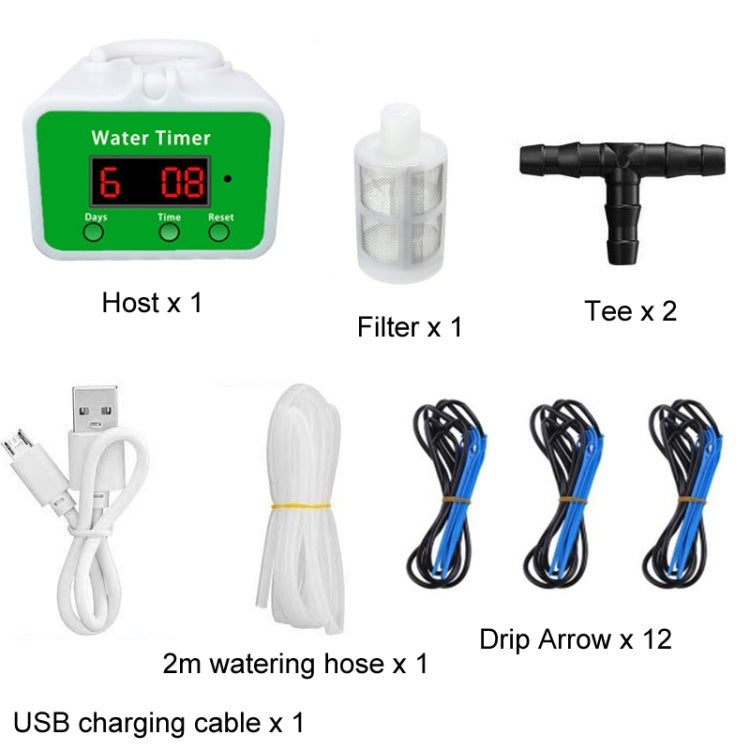 Household Intelligent Drip Irrigation Automatic Watering Timing Machine, Specification: Water 12 Potted Plants - Watering & Irrigation by PMC Jewellery | Online Shopping South Africa | PMC Jewellery