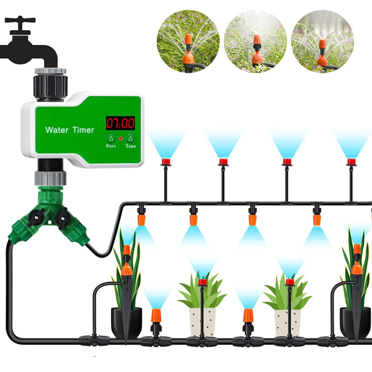 Irrigation System Intelligent Controller Automatic Timed Watering Device, Specification: 20m 20sets Hanging Spray Nozzles - free shipping - PMc TechLife - Order now!