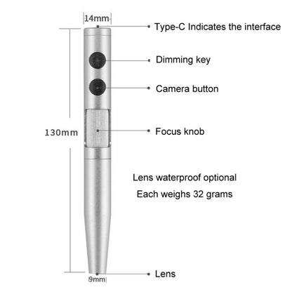 5 Million Digital Electron Microscope Magnifying Dermatoscope, Specification: B008 Waterproof - Digital Microscope by PMC Jewellery | Online Shopping South Africa | PMC Jewellery | Buy Now Pay Later Mobicred