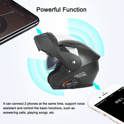 KUQIBAO Motorcycle Helmet Waterproof Bluetooth Headset With Screen(Soft Microphone) - Motorcycle Walkie Talkie by KUQIBAO | Online Shopping South Africa | PMC Jewellery | Buy Now Pay Later Mobicred