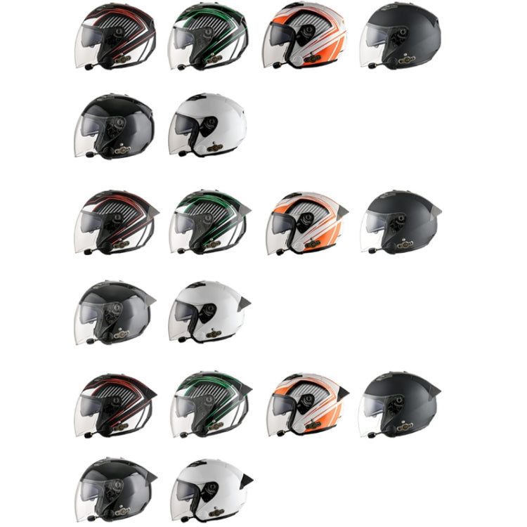 KUQIBAO Motorcycle Smart Bluetooth Sun Protection Double Lens Safety Helmet, Size: XL(White Phantom Fiber+Black Tail) - Helmets by KUQIBAO | Online Shopping South Africa | PMC Jewellery | Buy Now Pay Later Mobicred