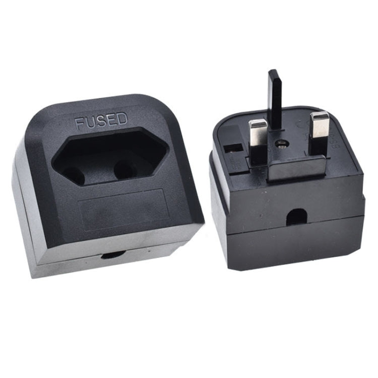 250V EU Plug To UK Plug With Fuse Conversion Plug - Plug Adaptor by PMC TechLife | Online Shopping South Africa | PMC TechLife
