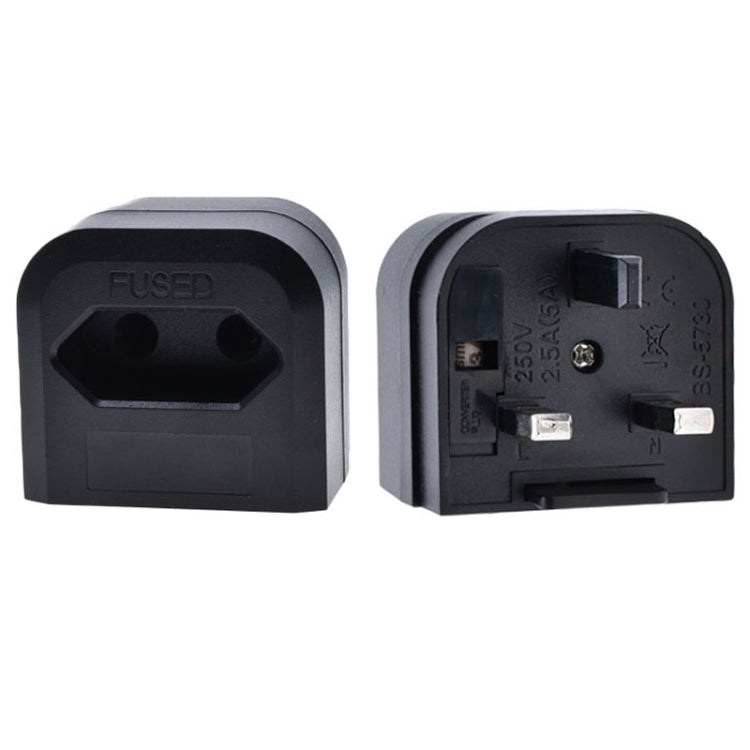 250V EU Plug To UK Plug With Fuse Conversion Plug - Plug Adaptor by PMC TechLife | Online Shopping South Africa | PMC TechLife