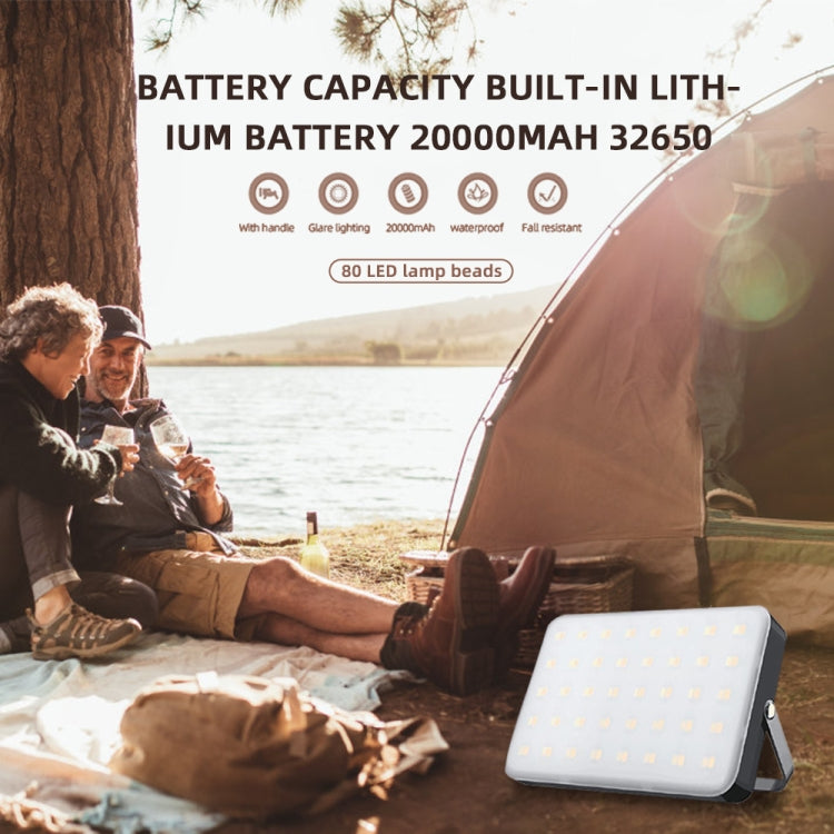 Outdoor Camping LED Light Waterproof USB Rechargeable Lighting(Black) - Camping Lighting by PMc TechLife | Online Shopping South Africa | PMc TechLife | Buy Now Pay Later Mobicred