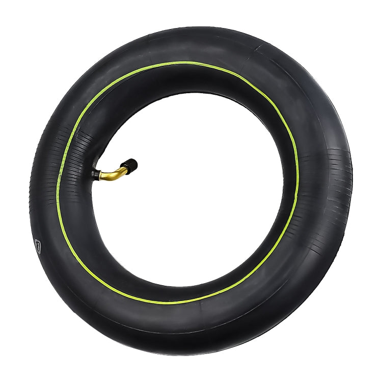 10 x 2.5/2.75 Electric Scooter 45 Degree Valve Thickened Inner Tube(Yellow Stripes) - Accessories & Parts by PMC Jewellery | Online Shopping South Africa | PMC Jewellery