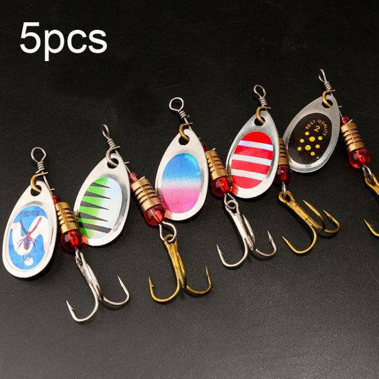 5pcs Roadrunner False Bait Sequins Lure Set, Color Random Delivery - Fishing Lures by PMC Jewellery | Online Shopping South Africa | PMC Jewellery | Buy Now Pay Later Mobicred