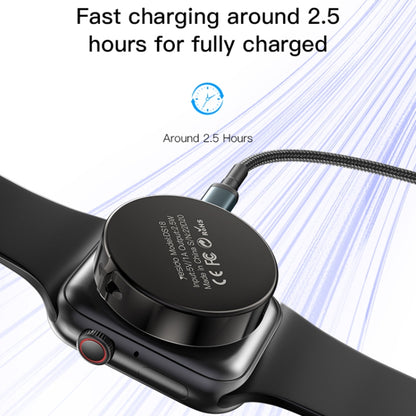 Yesido DS18 For Apple Watch Zinc Alloy Watch Charger Mini Strong Magnetic Wireless Charging(Black) - Charger / Holder by Yesido | Online Shopping South Africa | PMC Jewellery | Buy Now Pay Later Mobicred