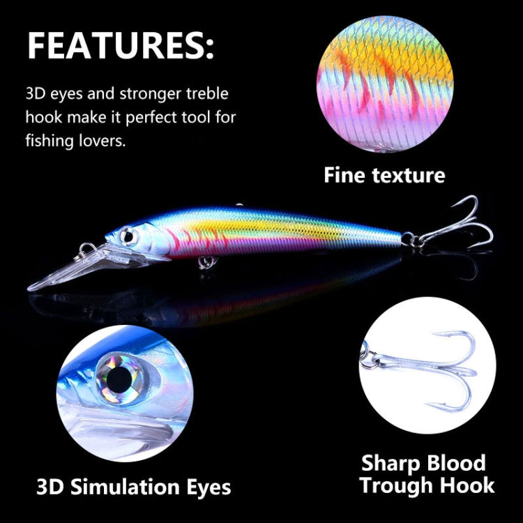 HENGJIA 18cm 41g Sinking Floating Minnow Fishing Lure Long Tongue Lure Bait(1) - Fishing Lures by HENGJIA/ | Online Shopping South Africa | PMC TechLife | Buy Now Pay Later Mobicred