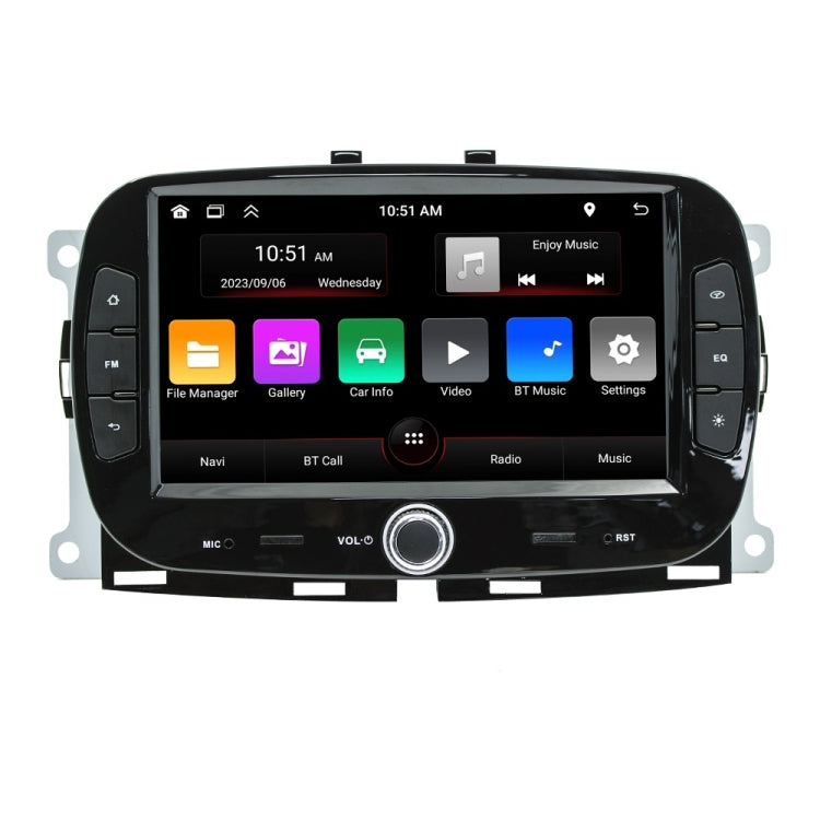 For FIAT 500 Car Android Navigation Bluetooth FM Radio, Memory: 2+32G - Car MP3 & MP4 & MP5 by PMC Jewellery | Online Shopping South Africa | PMC Jewellery | Buy Now Pay Later Mobicred